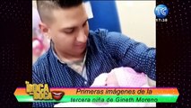 Las primeras imágenes de la bebé de Gineth Moreno: así fue su nacimiento