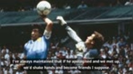 Time to draw a line under Maradona's "Hand of God" goal - Shilton