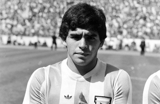 A tribute to the late football legend Diego Maradona
