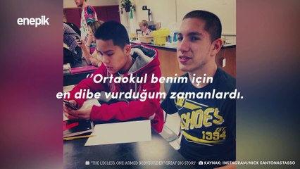 Bacakları Olmayan Tek Kollu Vücut Geliştirmeci ile Tanışın