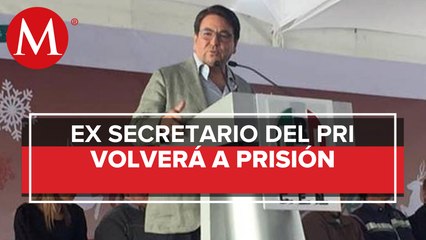 Alejandro Gutiérrez, debe volver a prisión: tribunal