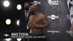 54-year-old Tyson weighs in for ring return