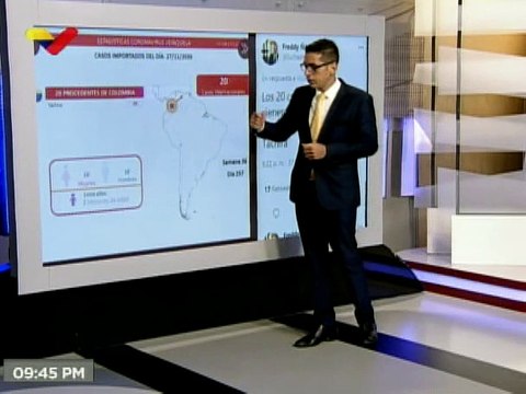 COVID-19: Venezuela registra 289 casos comunitarios, 20 importados y la tasa de recuperación se ubica en 95 %