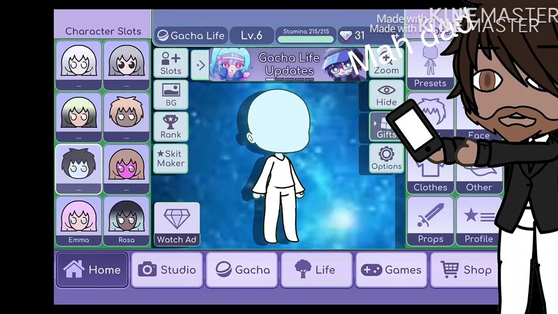My Dad Made Two Ocs Gacha Life Video Dailymotion