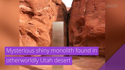 Mysterious shiny monolith found in otherworldly Utah desert, and other top stories in strange news from November 28, 2020.
