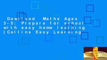 Downlaod  Maths Ages 3-5: Prepare for school with easy home learning (Collins Easy Learning