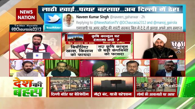 Desh Ki Bahas : कृषि कानून पर किसानों को किसने भड़काया?
