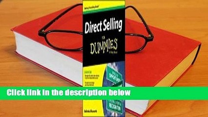Full E-book  Direct Selling for Dummies  For Free