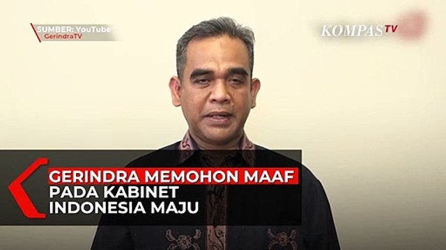 Terkait Edhy Prabowo, Gerindra Sampaikan Permohonan Maaf Kepada Pemerintah