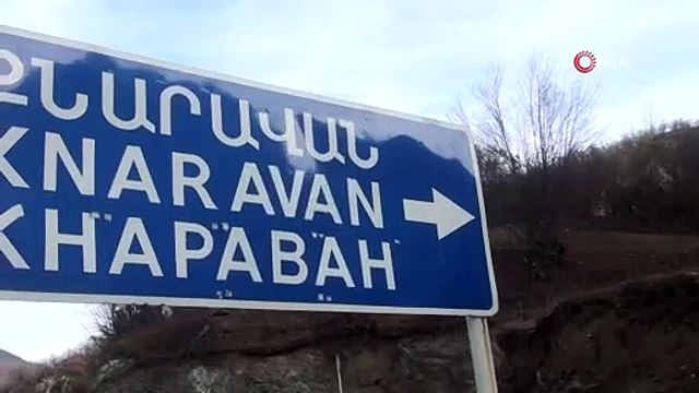 Kelbecer'e Azerbaycan bayrağı dikildi