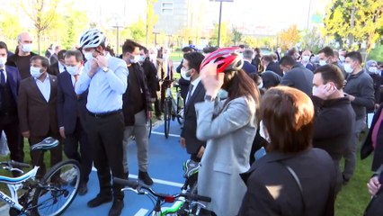 SAMSUN - Bakan Kurum, millet bahçesini gezdi