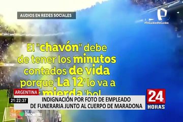 ¡Increíble! trabajador de funeraria aprovechó para tomarse ‘selfie’ con el cadáver de Maradona