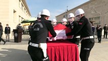 MERSİN - Trafik kazasında şehit olan polis memuru Tekağaç için tören düzenlendi