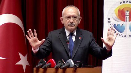 ADANA - Kılıçdaroğlu: 'Türkiye için, çocuklarımız için çalışacağız'