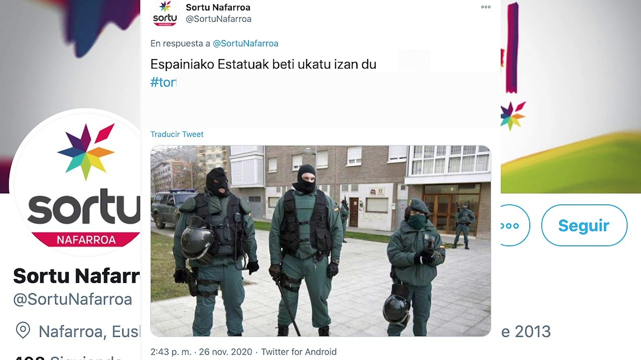 Los proetarras 'agradecen' a Sánchez el acercamiento de presos acusando de "torturas" a la Guardia Civil