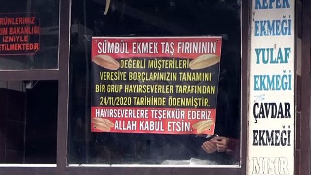 MARDİN - Bir grup hayırsever, vatandaşların 10 bin liralık veresiye borcunu ödedi
