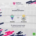 Jornada 6 Temp.2020/2021 2ª div.B Gr.IV Supg.A Marbella FC  vs Recreativo  Los Numeros.