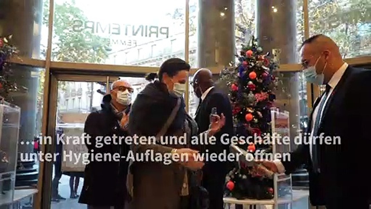 Geschäfte in Frankreich dürfen wieder öffnen