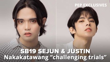 SB19 Sejun and Justin ikinuwento ang kanilang nakakatawang "challenging trials" sa buhay