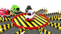 Learn Colors with Toy Street Vehicles Parking - Toy Cars for KIDS