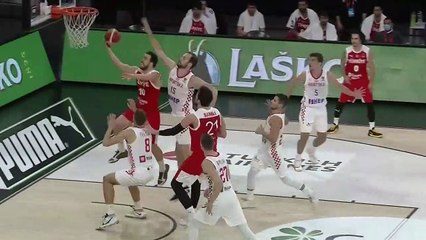 A Milli Erkek Basketbol Takımı, FIBA 2022 Avrupa Şampiyonası Elemeleri D Grubu 3. hafta maçında Hırv