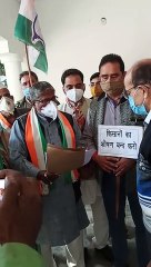 कांग्रेस जिला अध्यक्ष ने बिलोबी मैदान में केंद्र सरकार के खिलाफ बोला हमला