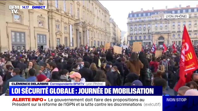 Loi sécurité globale: des milliers de personnes attendus dans les rues de Lyon