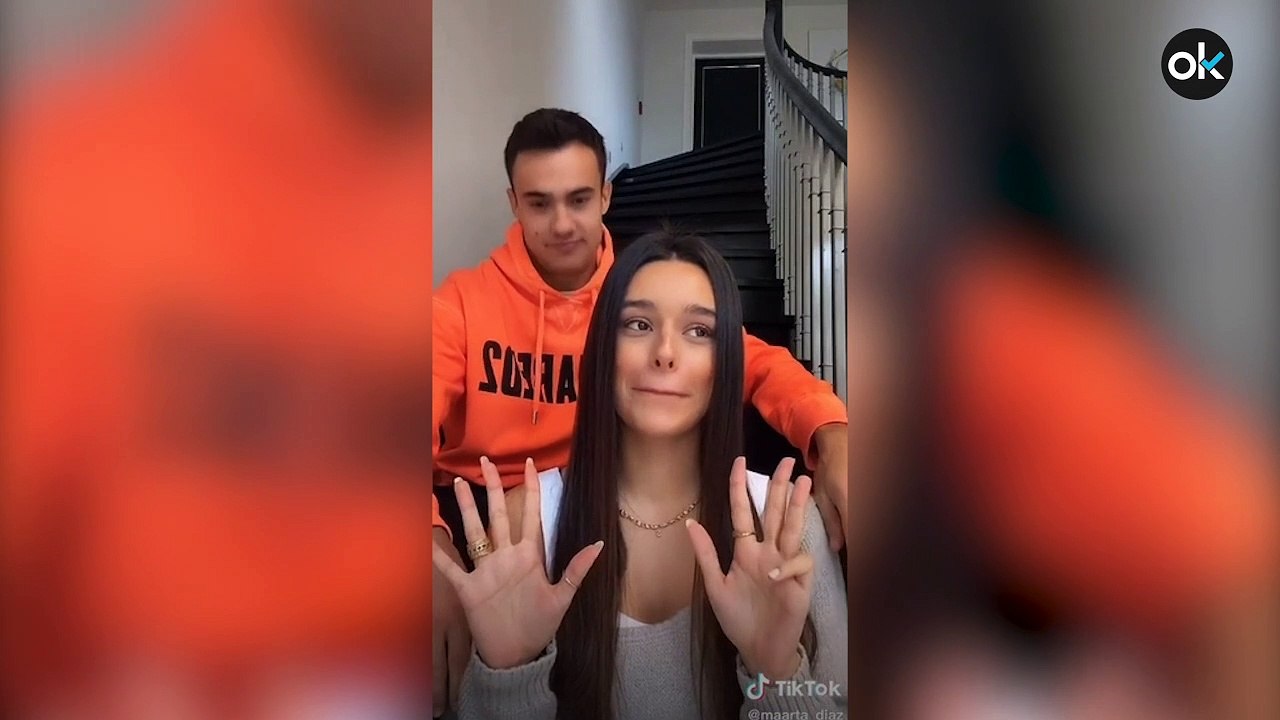 La novia influencer de Reguilón muestra su lado más celoso en Tik Tok