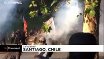 Hundreds protest in Chile demanding access to pensions