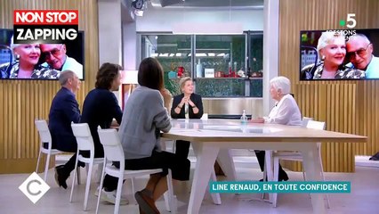 C à Vous : Line Renaud revient sur son mensonge et retient ses larmes au moment d'évoquer la mort de sa mère (Vidéo)