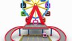 Learn Colors with Toy Ferris Wheel Street Vehicles Parking - Colors Videos for Children