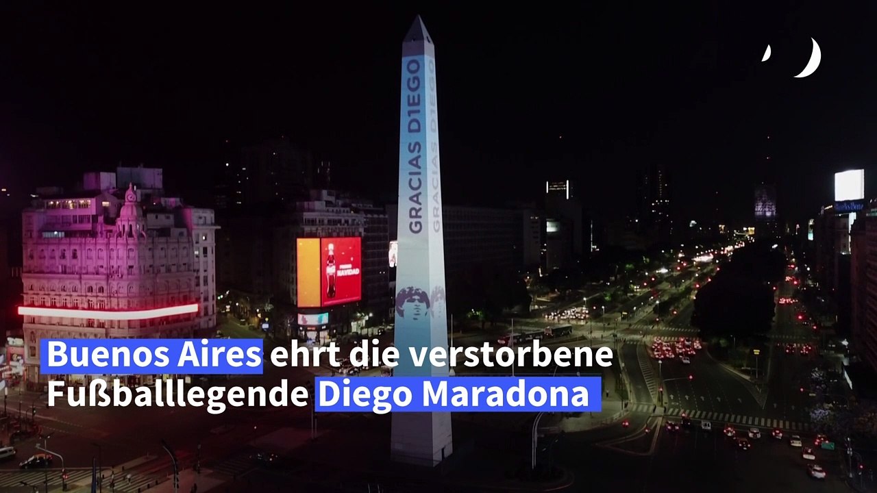 Buenos Aires ehrt verstorbene Fußball-Legende Maradona