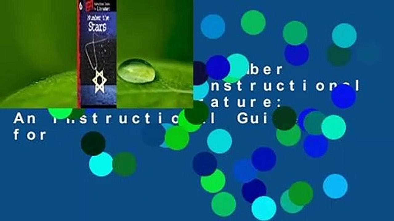 Full version  Number the Stars: An Instructional Guide for Literature: An Instructional Guide for