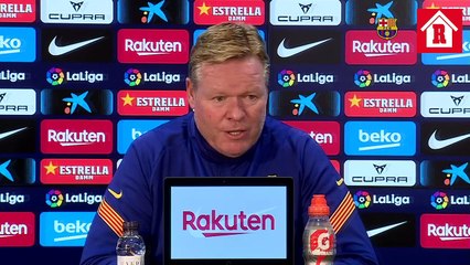 Es momento de reaccionar y pelear por la Liga, aseguró Ronald Koeman