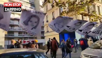 Marche des libertés : les portraits des députés qui ont voté la loi sécurité globale affichés dans la rue (Vidéo)