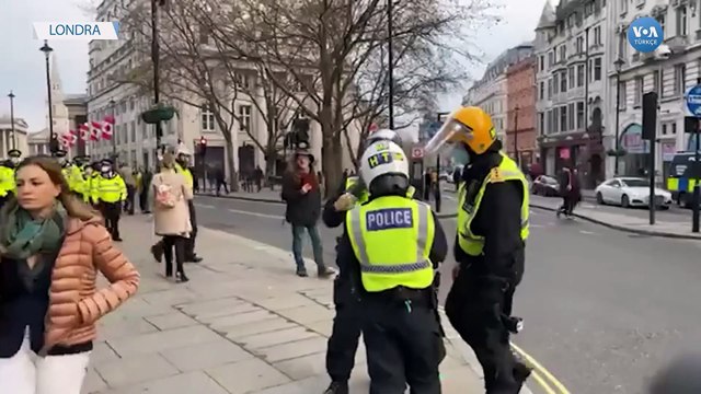 Londra’da Karantina Karşıtı Eylemlerde Çok Sayıda Gözaltı