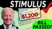 JOE BIDEN - JUST IN $1200 STIMULUS CHECK UPDATE + Joe Biden Executive Order + Unemployment Benefits SSI SSDI
