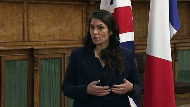 Priti Patel sign deal with France to combat migrant crisis