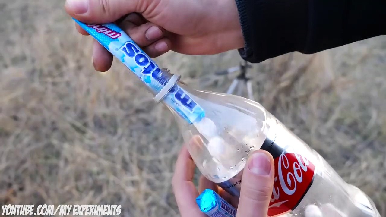 Experiment- Coca-Cola and Toothpaste Underground