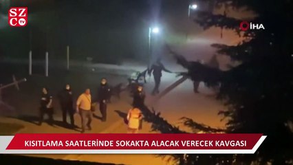 Kısıtlama saatlerinde sokakta tartıştılar: 5 gözaltı