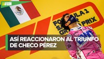 Las mejores reacciones al triunfo de Checo Perez en el GP de Sakhir