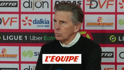 Download Video: Claude Puel « déçu » et « frustré » par le nul à Dijon - Foot - L1 - ASSE