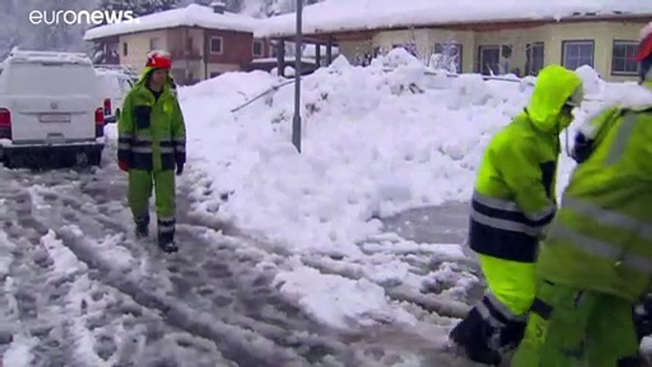 El invierno llega adelantado y con furia a los Alpes austríacos e italianos
