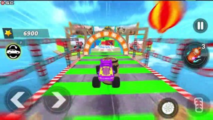 Monster Truck Mega Ramp New Car Racing Stunts 2021 - Impossible 3D Xtreme City Car Android GamePlay