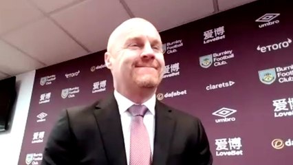 Sean Dyche pleased with Burnley 1:1 draw against Everton