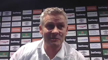 "We had to stay composed" Solskjaer's verdict on West Ham 1:3 win