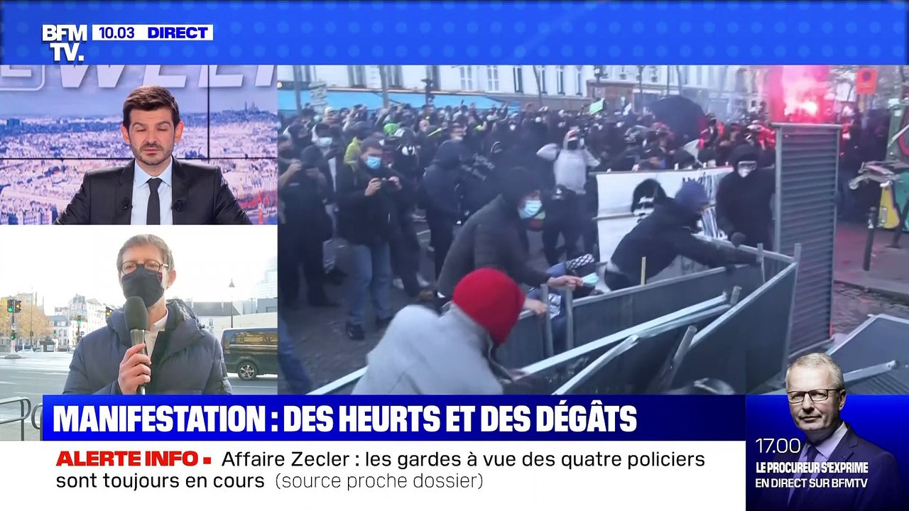 Manifestation : des heurts et des dégâts - 29/11