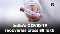 India’s Covid-19 recoveries cross 88 lakh