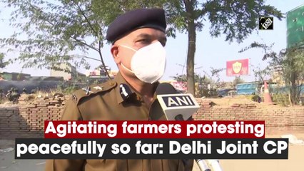 Download Video: Agitating farmers protesting peacefully so far: Delhi Joint CP