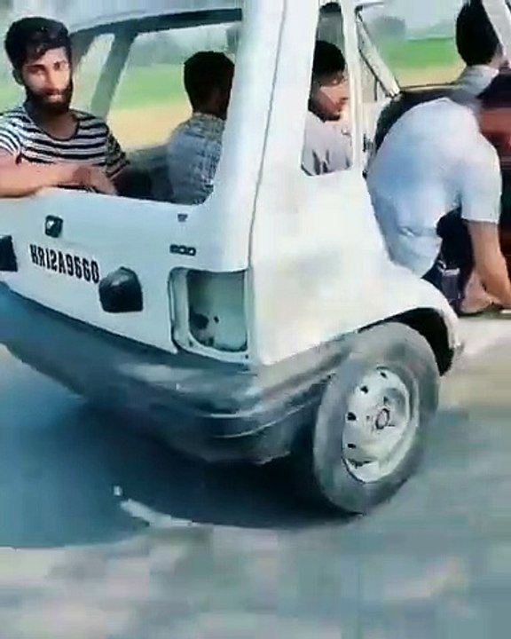 Funny car with too much ventilation
